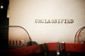 Unclassified concept view Royalty Free Stock Photo