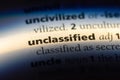 unclassified