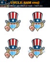 Uncle Sam Emoji - Expression Set - Surgical Mask - I Want You