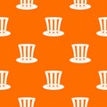 Uncle sam hat pattern seamless Royalty Free Stock Photo