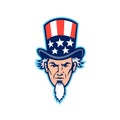 Uncle Sam Head Mascot