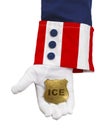 Uncle Sam ICE Badge