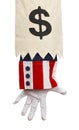 Uncle Sam No Money Royalty Free Stock Photo