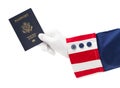 Uncle Sam Passport Royalty Free Stock Photo