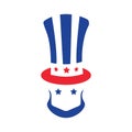 uncle sam. Vector illustration decorative design Royalty Free Stock Photo