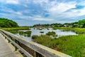 Uncle Tim& x27;s Bridge, Wellfleet, Cape Cod, MA US. Royalty Free Stock Photo
