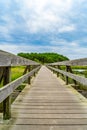 Uncle Tim's Bridge, Wellfleet, Cape Cod, MA US. Royalty Free Stock Photo