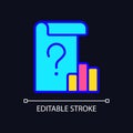 Unclear data RGB color icon for dark theme