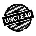 Unclear rubber stamp