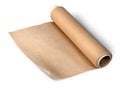 Uncoil roll of parchment Royalty Free Stock Photo