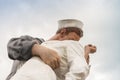 Unconditional Surrender Kiss statue in Sarasota Royalty Free Stock Photo