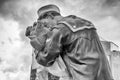 Unconditional Surrender Kiss statue in Sarasota Royalty Free Stock Photo