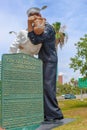 Unconditional Surrender Statue in Sarasota Florida Royalty Free Stock Photo