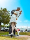 The Unconditional Surrender Statue in Sarasota shore Royalty Free Stock Photo