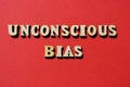 Unconscious Bias, phrase as banner headline