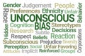 Unconscious Bias Word Cloud Royalty Free Stock Photo