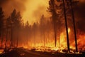Uncontrollable Catastrophic Forest Fire