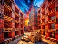 Unconventional Construction Methods Exploring a Novel Building Design Using Red Bricks and Pallets