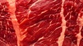 Uncooked beef steak background. Generative ai design