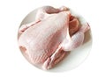 Uncooked chicken