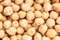 Uncooked chickpea background texture