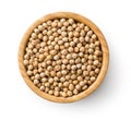 Uncooked chickpeas in bowl