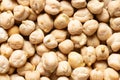 Uncooked dried chickpeas textured background Royalty Free Stock Photo