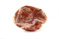 Uncooked Half shoulder of lamb. Royalty Free Stock Photo