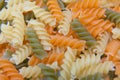 Uncooked Italian Spiral Pasta Royalty Free Stock Photo