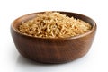 Uncooked long grain brown rice