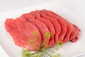 Uncooked meat : raw fresh beef pork fillet