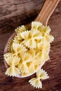 Uncooked pasta Royalty Free Stock Photo