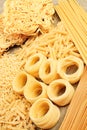 Uncooked pasta