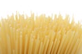 Uncooked pasta spaghetti macaroni isolated on white background Royalty Free Stock Photo