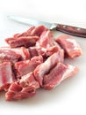 Uncooked pork ribs Royalty Free Stock Photo