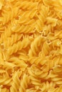 Uncooked raw Italian pasta background