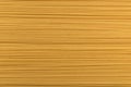 Uncooked spaghetti in close-up. Italian national cuisine. Pasta background