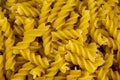 Uncooked Spiral Pasta Close Up View Royalty Free Stock Photo