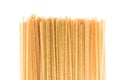 Uncooked whole wheat pasta