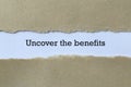 Uncover the benefits on paper