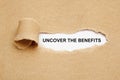 Uncover The Benefits Torn Paper Royalty Free Stock Photo