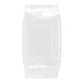 a blank image of a Wet Wipes Pack isolated on a white background