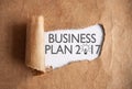 Uncovering a business plan 2017