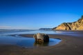 Uncrowded, Picturesque Oregon Coast Beach Royalty Free Stock Photo