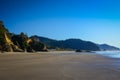 Uncrowded, Picturesque Oregon Coast Beach Royalty Free Stock Photo
