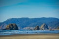 Uncrowded, Picturesque Oregon Coast Beach Royalty Free Stock Photo