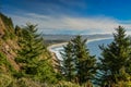 Uncrowded, Picturesque Oregon Coast Beach Royalty Free Stock Photo