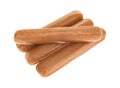 Uncured beef hot dogs Royalty Free Stock Photo