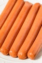 Uncured Uncooked Hot Dogs Royalty Free Stock Photo
