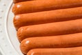 Uncured Uncooked Hot Dogs Royalty Free Stock Photo
